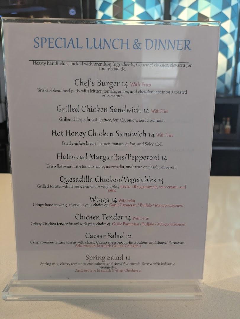 OLIO Menu